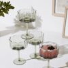 Floret Coupe Glass, Set of 4 - Image 2