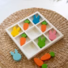 Painted Wood Easter Tic-Tac-Toe