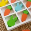 Painted Wood Easter Tic-Tac-Toe - Image 2